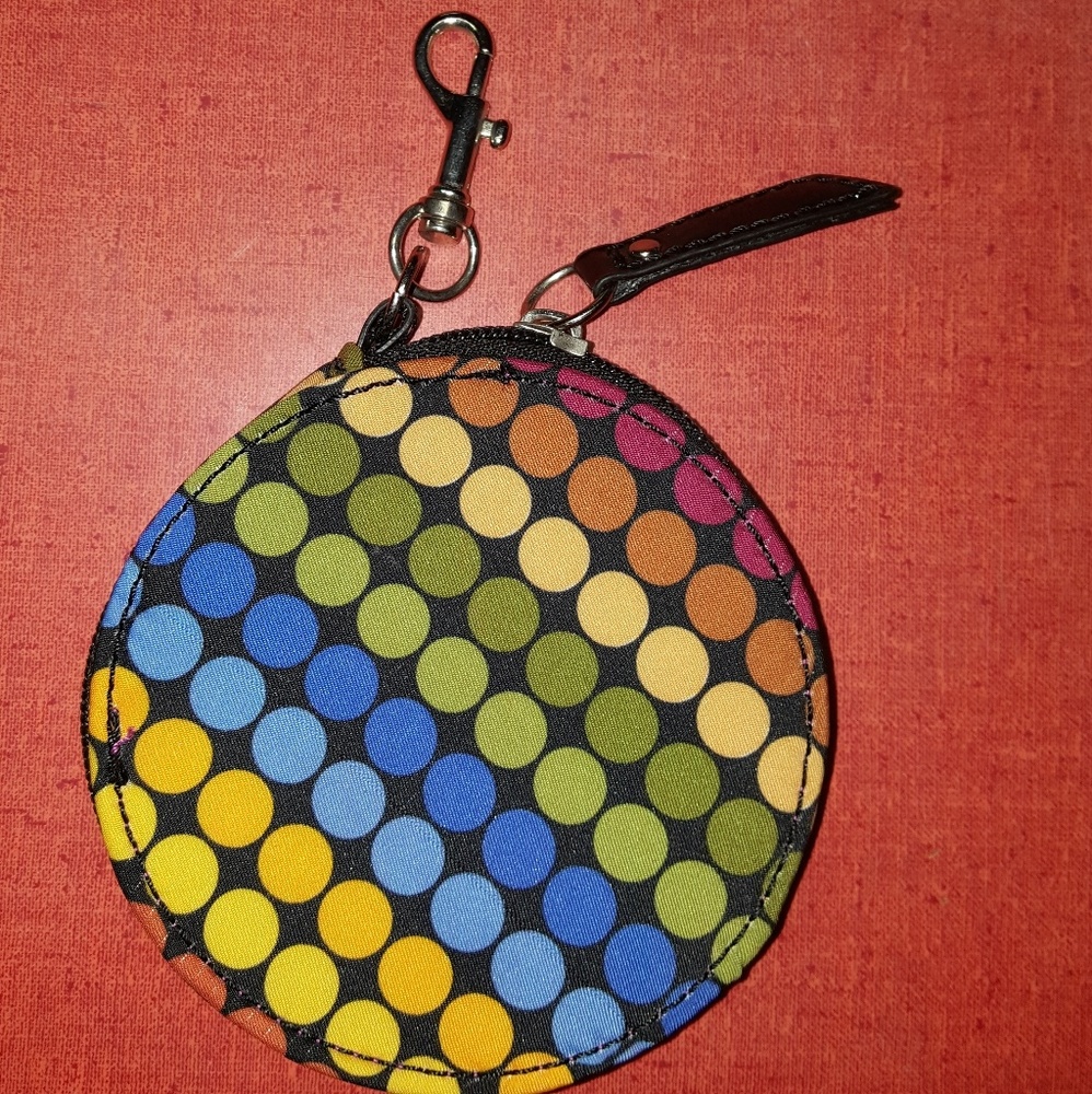 Multicolor change purse